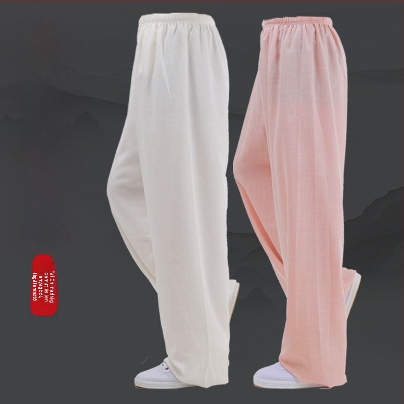 Tai Chi nadrág, Corduroy anyagú, len alapanyagból