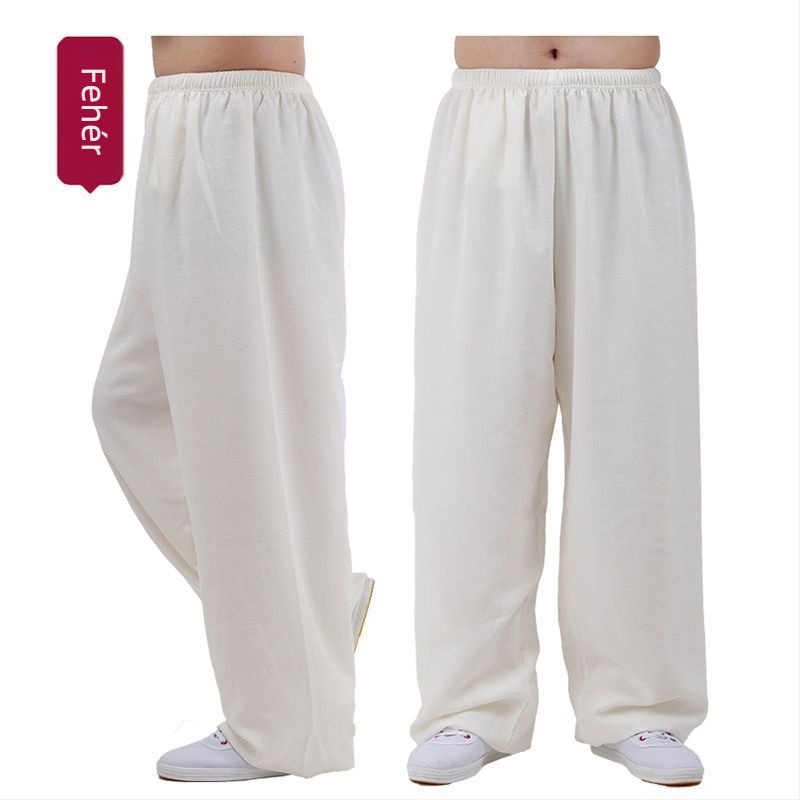 Tai Chi nadrág, Corduroy anyagú, len alapanyagból
