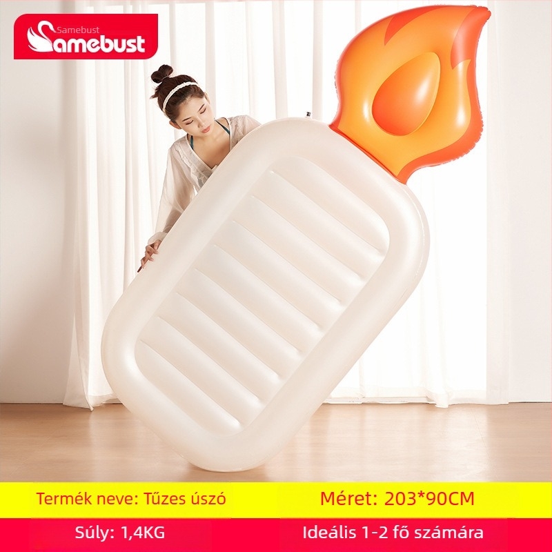 Sellő úszógyűrű felnőtteknek, unikornis/donut dizájn, PVC 0,3 mm, nyomtatott minta, Camebust/Clebust