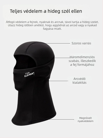 Gyerekeknek készült téli símaszk – meleg, szélvédett és fagyálló