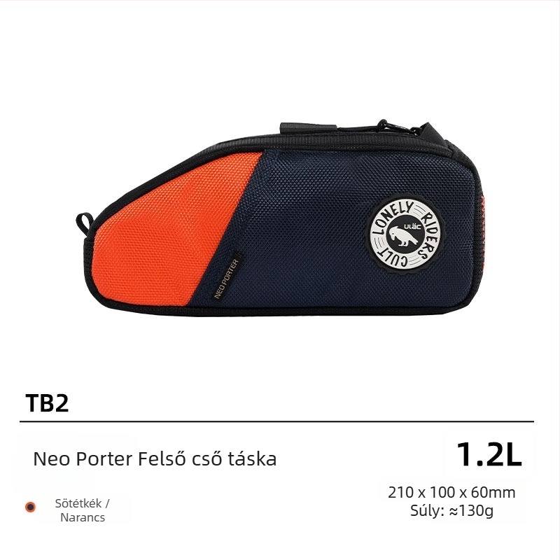 ULAC kerékpár váztáska a felső cső TB1/TB2, vászon, 1.2–1.6 L