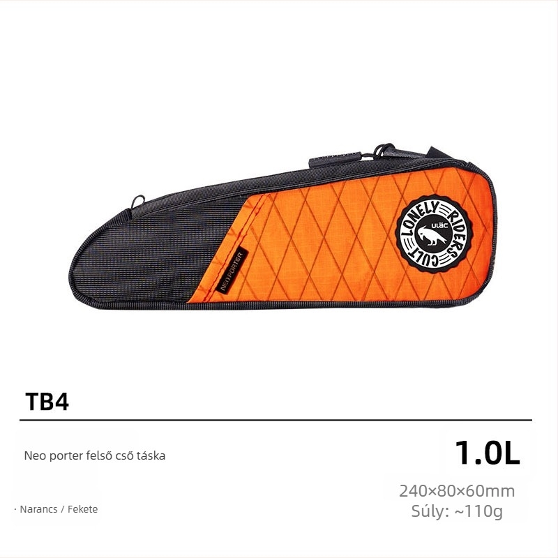 ULAC kerékpár váztáska a felső cső TB1/TB2, vászon, 1.2–1.6 L