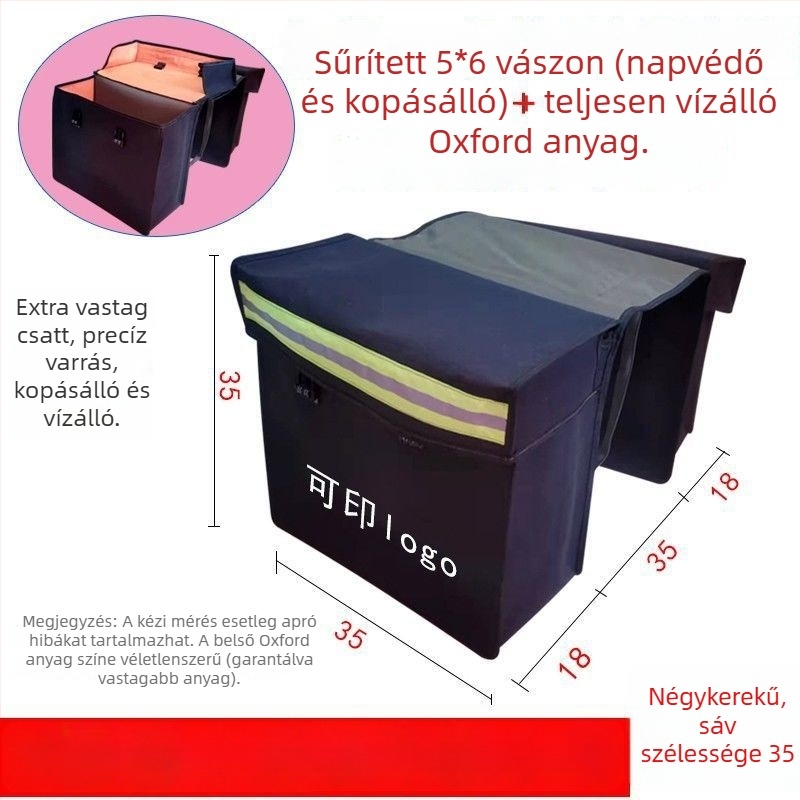Vászon kerékpár táska oldalsó pannierrel és hátsó ülésre szánt vállon át (Anyag: vászon; Belső: Nincs; Import: Nem; Márka: Más; Kategória: Kerékpáros táska)