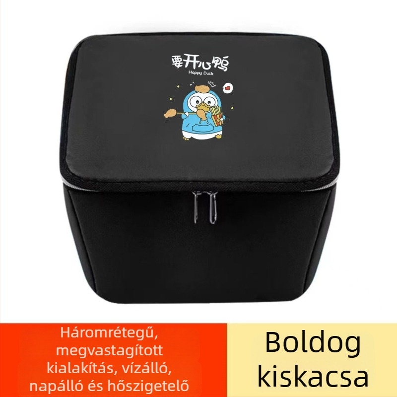 PU vízálló belső táska az elektromos kerékpár első kosarához