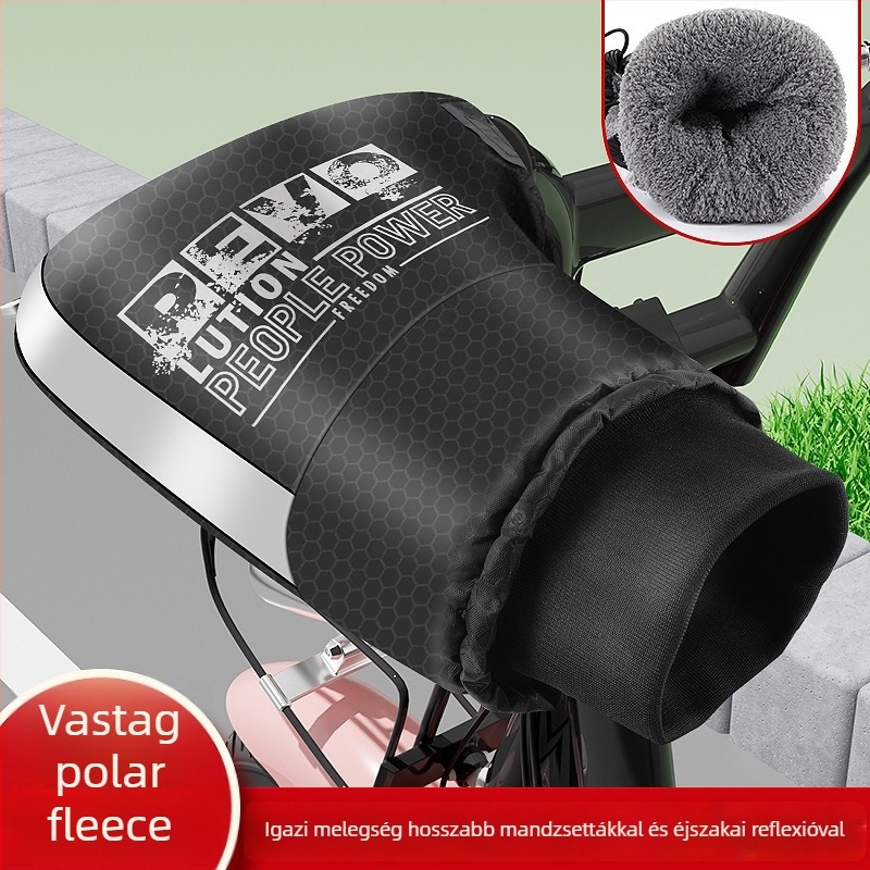 Elektronikus motorkerékpár kormányvédő (Márka Chi Beijia; Anyag: pamut velúr; Életkor: Felnőtt; Nem: Uniszex; Használat: Kerékpár- és motoros kesztyűk)