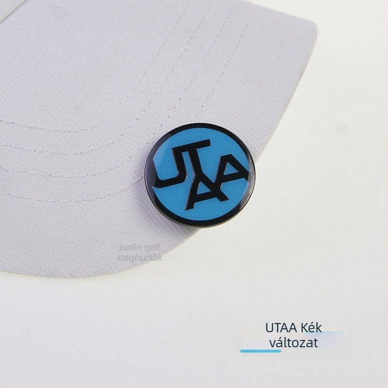 Golf sapka klipe mágneses golflabda jelzővel, cinkötvözet mágnes, leválasztható négylevelű lóhere dizájn, személyre szabható magáncímke