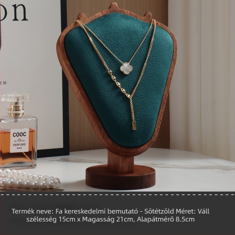 Multifunkcionális ékszerállvány, nemszövött textil, asztali telepítés