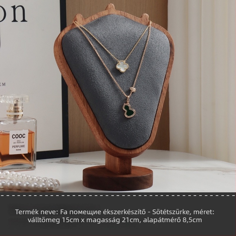 Multifunkcionális ékszerállvány, nemszövött textil, asztali telepítés