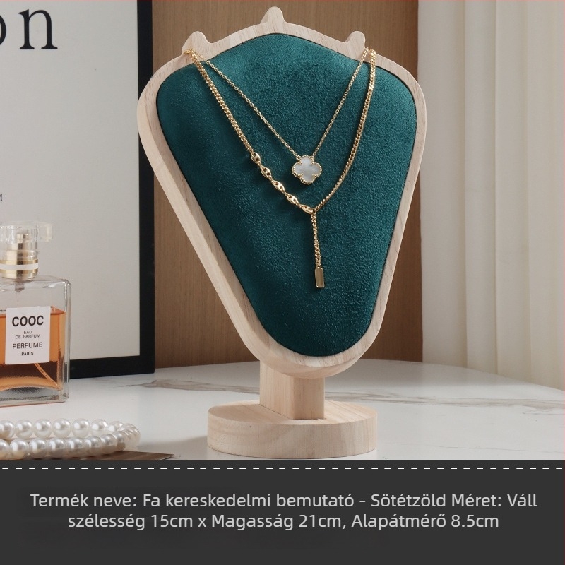 Multifunkcionális ékszerállvány, nemszövött textil, asztali telepítés