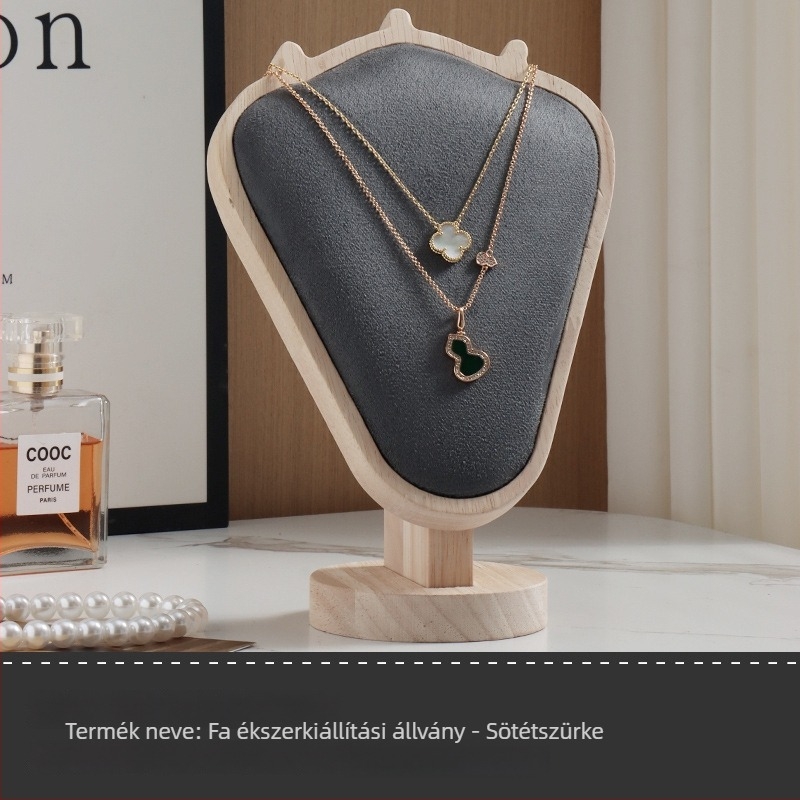 Multifunkcionális ékszerállvány, nemszövött textil, asztali telepítés