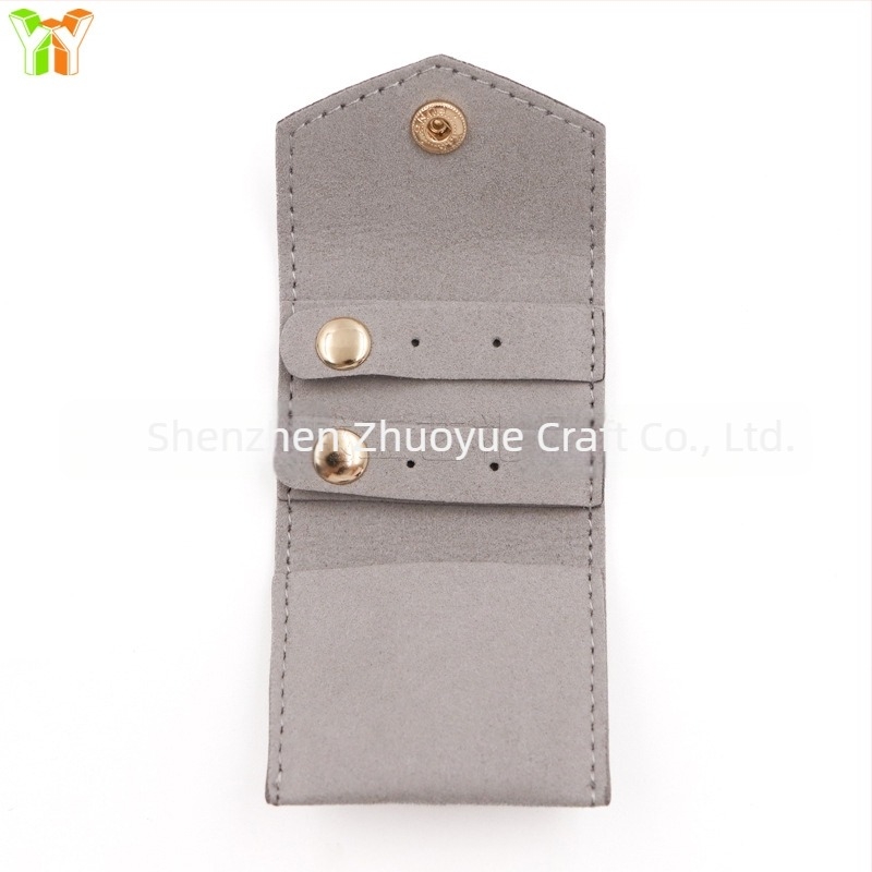Ékszertáska, puha, clutch/K-style stílus, egyszínű mintázat, modell M-20240411