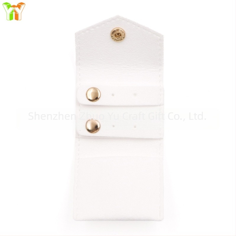 Ékszertáska, puha, clutch/K-style stílus, egyszínű mintázat, modell M-20240411
