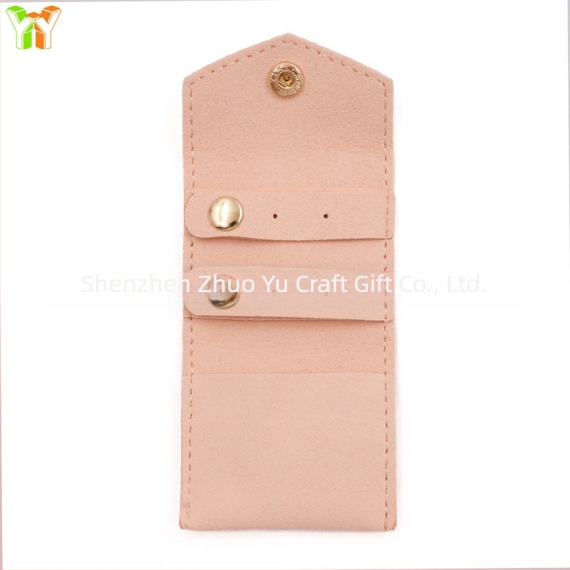 Ékszertáska, puha, clutch/K-style stílus, egyszínű mintázat, modell M-20240411