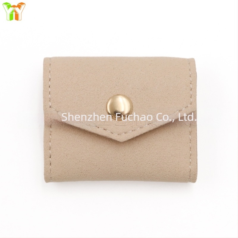 Ékszertáska, puha, clutch/K-style stílus, egyszínű mintázat, modell M-20240411