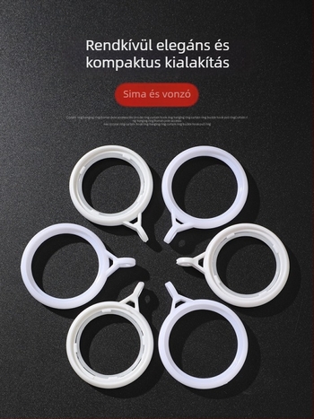 Függönygyűrű román rúdhoz – kampó-gyűrű készlet