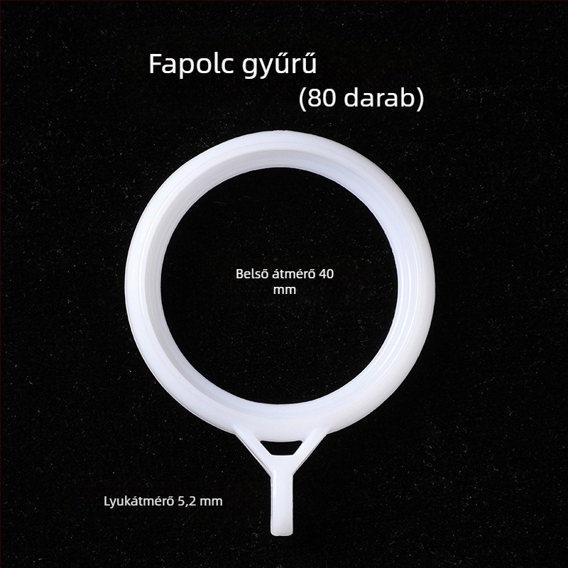 Függönygyűrű román rúdhoz – kampó-gyűrű készlet
