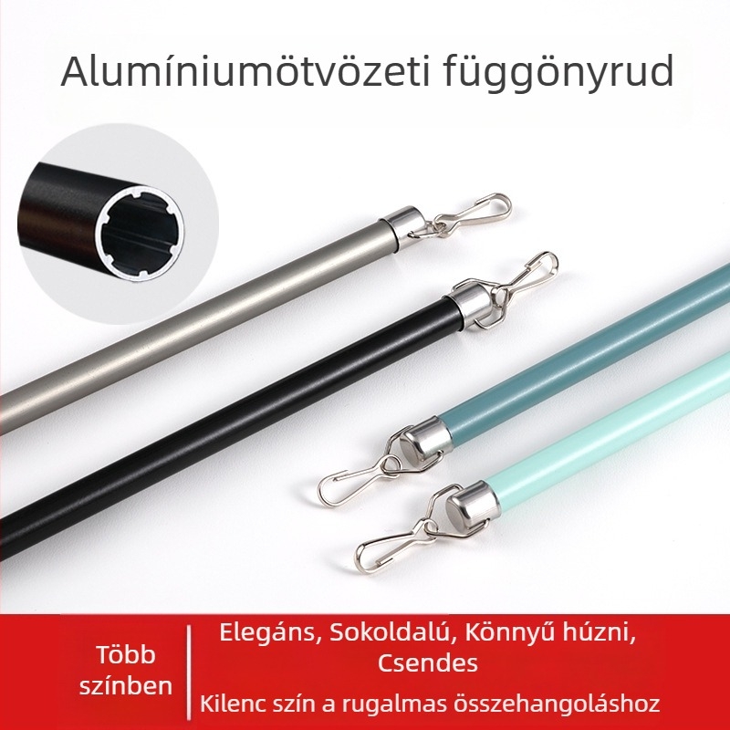 Római függönyrúd – alumínium ötvözet, modell CH-CH20200811, alkalmas függönyökhöz, márka Can Hong