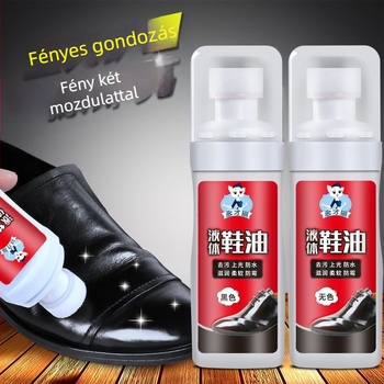 Bőr cipőápoló krém nylon törölközővel – újrahasználható, vízálló, márka Unique