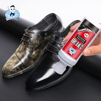 Bőr cipőápoló krém nylon törölközővel – újrahasználható, vízálló, márka Unique