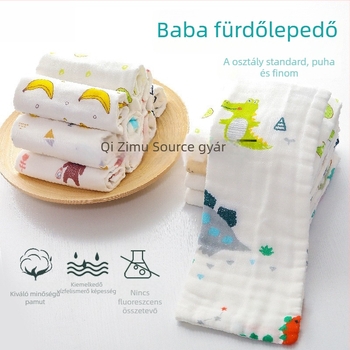 Baba gézfürdőlepedő – 100% pamut, téglalap alakú, 70 g