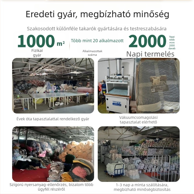 Flanel takaró, Poliészter, 1000-1500 g, minden évszakra, testreszabható
