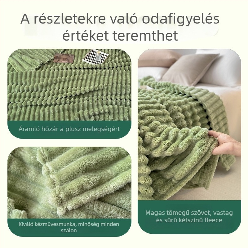 Flanel takaró, Poliészter, 1000-1500 g, minden évszakra, testreszabható