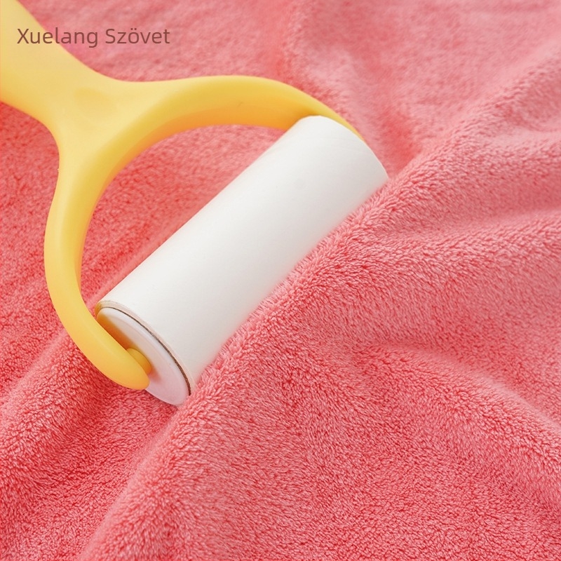 Fürdőlepedő korall plüssből, 150D, 200–300 g, szegélyezett varrás