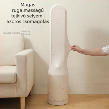 Univerzális porvédő borítás toronyventilátorhoz — rugalmas Milk Silk szövet, poliészter-pamut, porvédő hálós védő