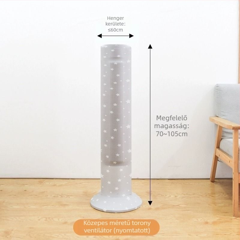 Torony ventilátor porvédő, szövet, Ligelang, testreszabható, japán stílus