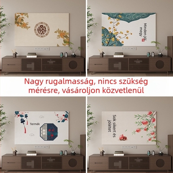 Új kínai stílusú tej-selyem TV-takaró, teljes körű porvédelem