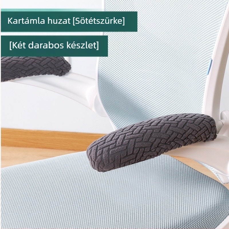 Minimalista irodai szék karvédő huzat, univerzális, vastag plüss fleece, halszálka mintával, folt- és kopásálló