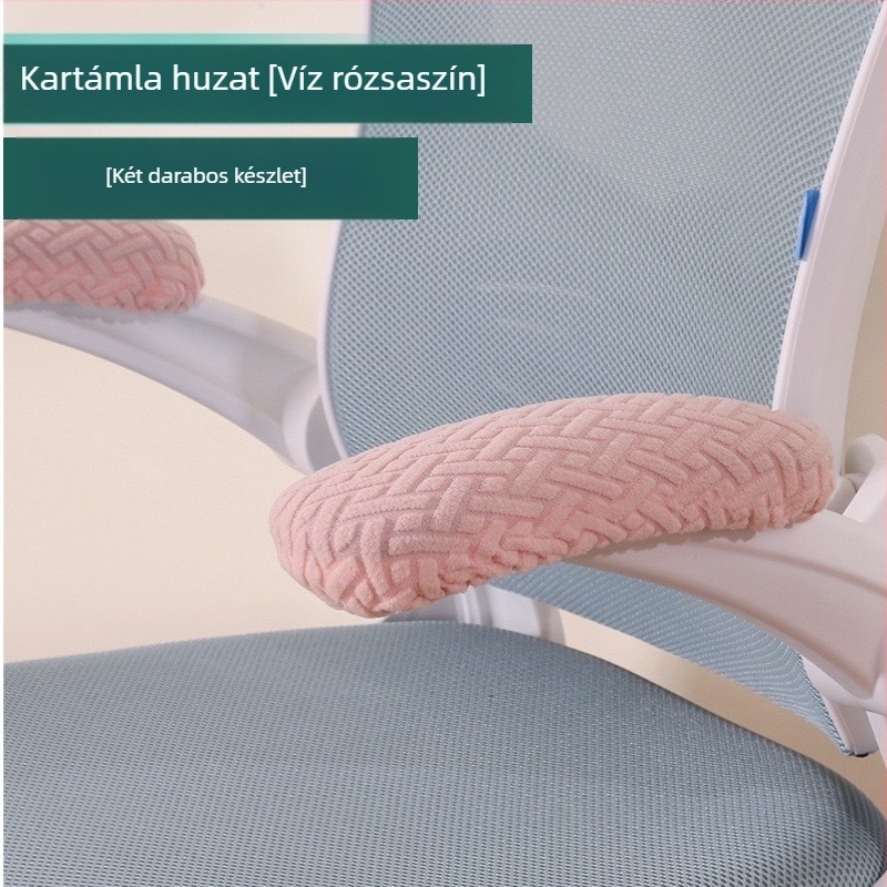 Minimalista irodai szék karvédő huzat, univerzális, vastag plüss fleece, halszálka mintával, folt- és kopásálló