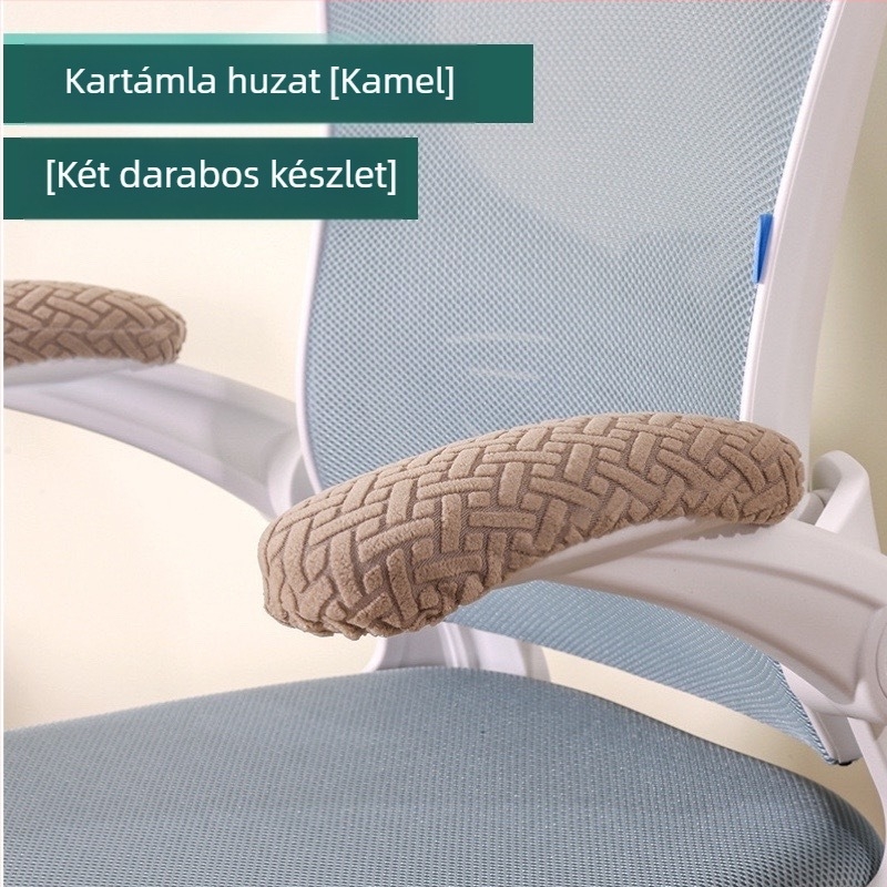 Minimalista irodai szék karvédő huzat, univerzális, vastag plüss fleece, halszálka mintával, folt- és kopásálló