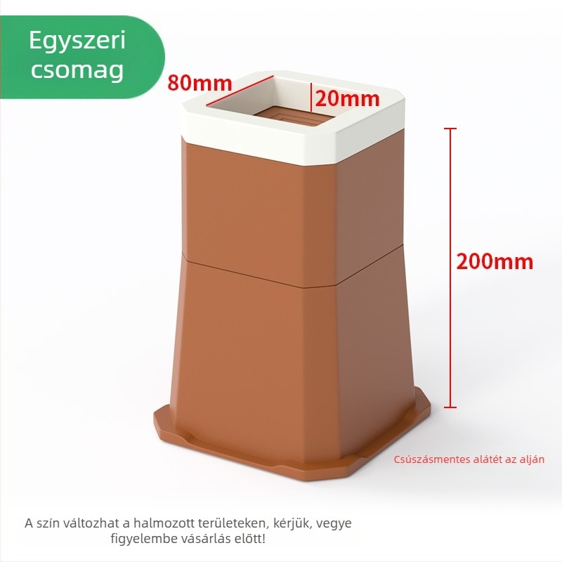 Állítható székláb-emelők talppal – csúszásmentes, karcálló, nedvességálló