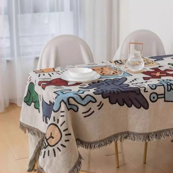 Youzhuo pamut kanapévédő háromüléseshez, absztrakt minta, modern minimalist stílus