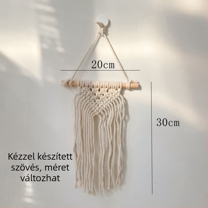 Nordic stílusú pamut gobelin készlet a nappaliba és hálószobába – motívumok száraz virágokkal – 100% pamut