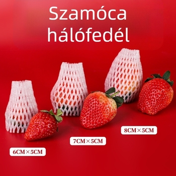 EPE gyöngyház habból készült gyümölcs hálóvédő burkolat, légáteresztő, vastagított védelem friss gyümölcsökhöz és zöldségekhez