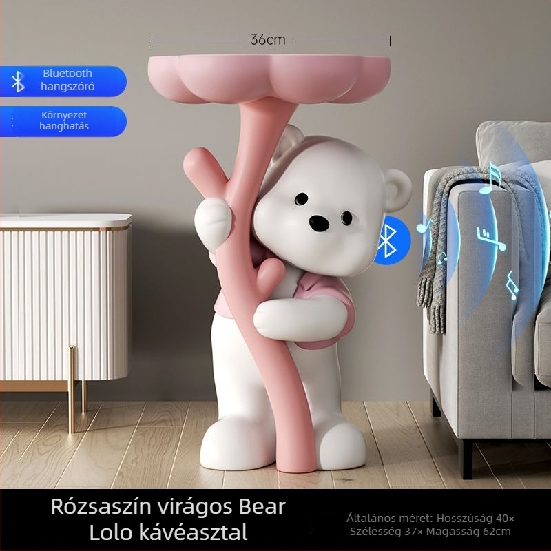 Medvegyanta figura - álló, modern otthoni dekoráció Yongbo, fél kézműves kivitelezés, üzleti ajándék