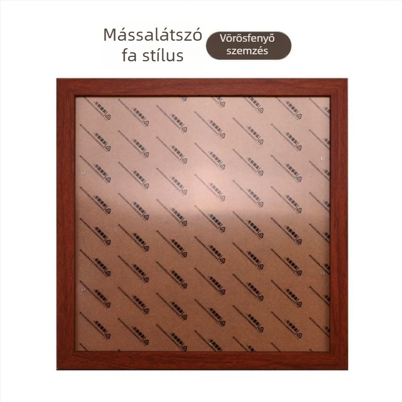 4 darabos képkeret készlet, négyszög alakú, tömörfa és kompozitfa, kínai festményekhez és kalligráfiához