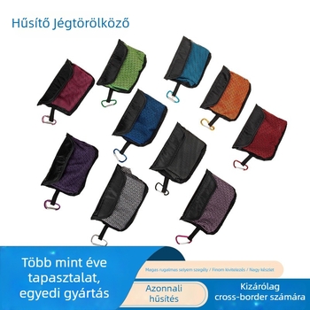 Sporttörölköző hűtő funkcióval, poliészter, gyors száradás, vízfelvétel 0–5 s, 130 g/m²