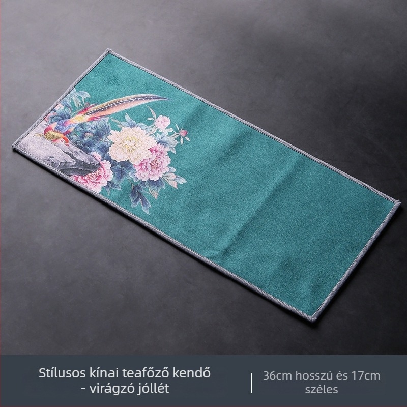 Teás törölköző - japán stílus, szövet, Dehua eredet, tálcás csomagolás