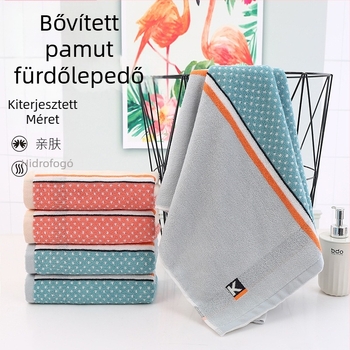 Guangying 100% pamut fürdőlepedő, 32s fonal, jacquard sík szövés, felvarrt, 140–170 g