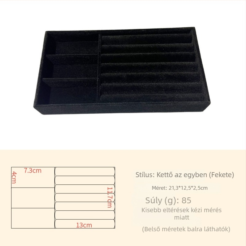 Fából készült ékszerdoboz koreai stílusban, modell 6009, kemény kivitel, Zi man.