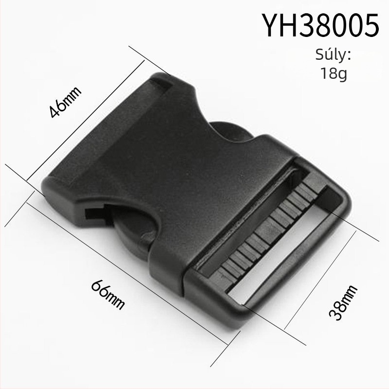 Állítható műanyag csat POM-ból hátizsákhoz – kiegészítők a bőröndhöz, Yonghang, licencelt magáncímke