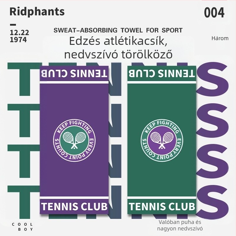 Sportos törölköző szabadtéri használatra — könnyed stílus, csíkos minta, gyorsan száradó