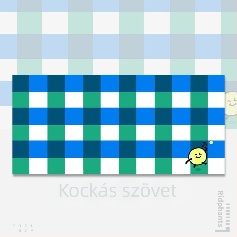 Sportos törölköző szabadtéri használatra — könnyed stílus, csíkos minta, gyorsan száradó