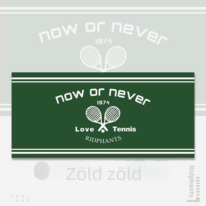 Sportos törölköző szabadtéri használatra — könnyed stílus, csíkos minta, gyorsan száradó