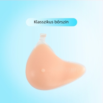 Kampós kialakítású szilikon melltartó forma, normál fehérneműkkel használható, hónalj alatti hosszabbító párna a méret és a vastagság növeléséhez