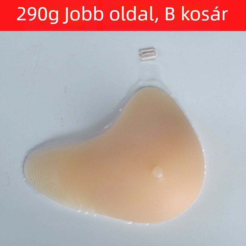 Kampós kialakítású szilikon melltartó forma, normál fehérneműkkel használható, hónalj alatti hosszabbító párna a méret és a vastagság növeléséhez