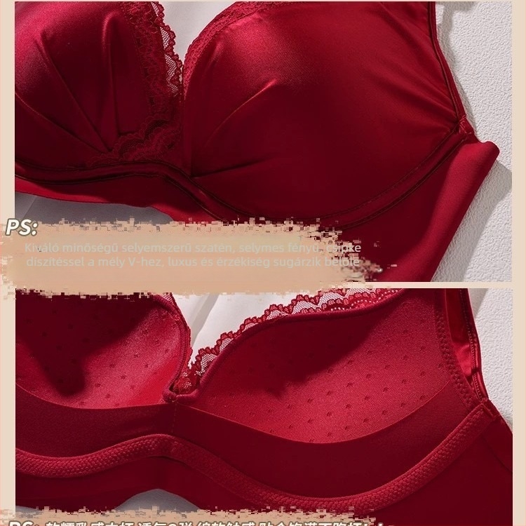 Formázó női fehérnemű készlet, 3/4 kosár, vékony formázó kosár, nejlon anyag, csipke, rögzített vállpántok